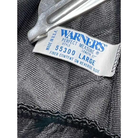 Warner's Perfect Measure Black 100% Nylon Vintage Half Slip - Picture 3 of 6